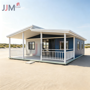 JJM Casa Contenedor Plegable Prefabricada de Bajo Precio, Villa Pequeña de 20ft 40ft, Modular y Expandible, Diseño Moderno para Oficina - Product Image 4