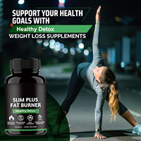 Marque privée Capsule pour brûleur de graisse Slim Plus Capsule coupe-faim coupe-appétit Supplément beauté pour la perte de poids 60 gélules
