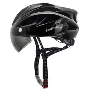 新款定制滑雪头盔带发光二极管灯户外登山滑雪头盔