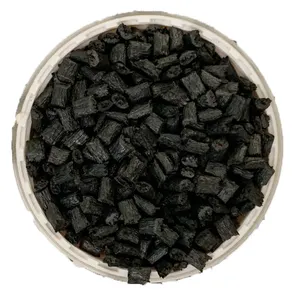 Siyah renk naylon Pa66 granüller isı stabilize PA66 GF25 bileşik plastik PA66 GF30 VO