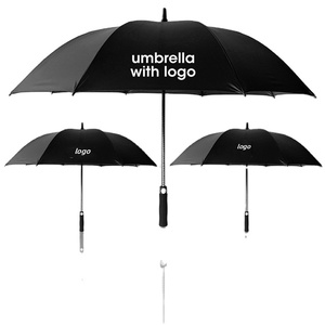 Parapluie de <span class=keywords><strong>golf</strong></span> automatique coupe-vent robuste de 30 pouces, grand parapluie droit en pongé pour logo personnalisé, promotionnel, pour entreprises - Product Image 1