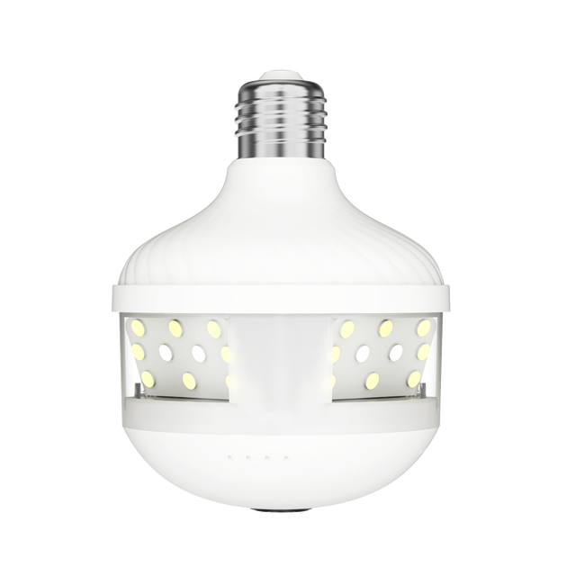 V380 Pro 3MP HD Wireless CCTV Camera E27 LED Light with Wifi PTZ & Motion Detection Two-Way Audio & IP Network