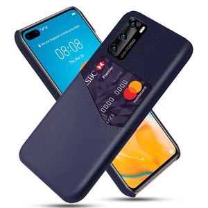 Funda trasera delgada de cuero para <span class=keywords><strong>Huawei</strong></span> P50, P40 <span class=keywords><strong>Pro</strong></span>, Nova 7I P Smart - Product Image 1