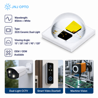 Diode LED SMD à double lumière céramique 3535, 850nm 940nm IR et blanc 7000-8000K, double puce, haute puissance pour caméra de sécurité CCTV