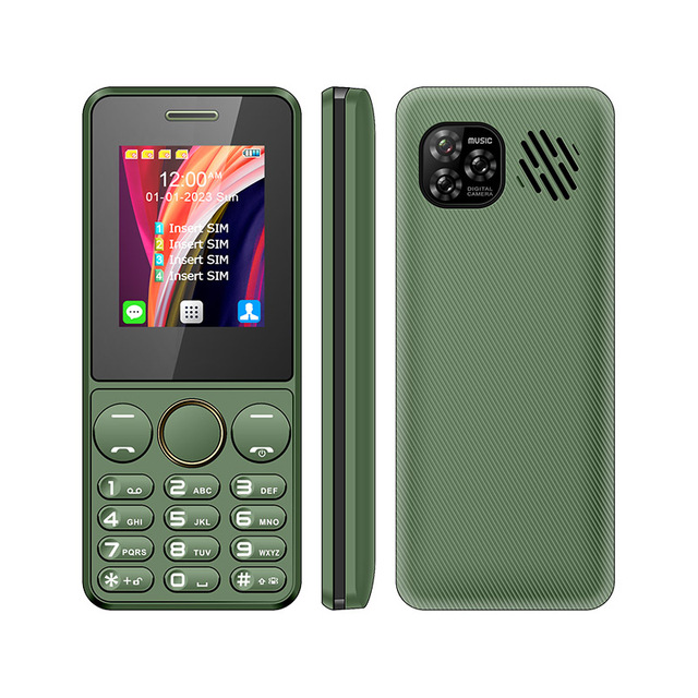 Hot Wholesale S-mobile S73 2.2 Inch JAVA Supported Big Battery Low Price Keypad 4 SIM Card Mobile Phone