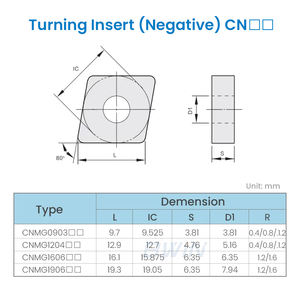 เครื่องมือ CNMG120404ใบมีดกลึงคาร์ไบด์ Bwin CNMG120408 YG-1 cnmg 120404-<span class=keywords><strong>Ha</strong></span> 120404 TK 120408 - Product Image 4