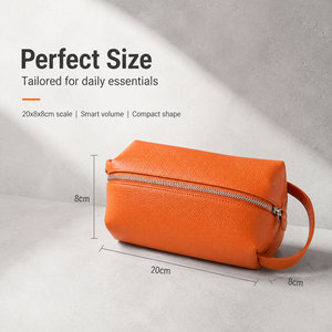 Bolsa Organizadora de <span class=keywords><strong>Maquillaje</strong></span> de Cuero PU con Logotipo Personalizado, Acolchada, Impermeable, Duradera, Portátil, para Viajes - Product Image 3