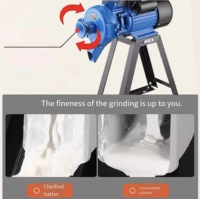 Moulin à grains électrique sec et humide, Pulvérisateur multifonctionnel pour riz, farine, maïs, lait de soja, arachides, usage domestique et commercial