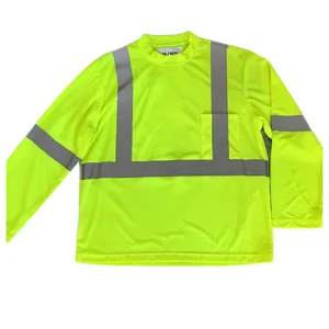 Bán Sỉ Áo Phông Quần Áo An Toàn Xây Dựng Cảnh Báo Giao Thông Phản Quang Chất Lượng Cao Hi Vis Thiết Kế Mới