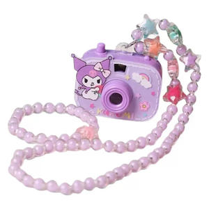 नई सैंट्रीड राजकुमारी हार प्यारा कार्टून प्रक्षेपण कैमरा बच्चों के खिलौना बच्चों के हार सामान - Product Image 1