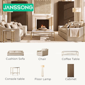 Set di Divani per Soggiorno Confortevoli, Stile Hotel a Cinque Stelle, per Appartamenti e Ville - Product Image 1