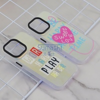 Logo personnalisé DIY photo arc-en-ciel dégradé laser coque de téléphone pour iphone 16 15 16 11 12 13 14 pro max