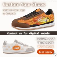 Nouvelles baskets décontractées rétro pour hommes 2026 avec motif croix chrétienne, tige en microfibre et fermeture à lacets |   Hiver/Printemps |