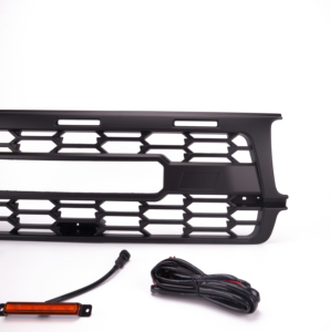 Grille avant noir mat pour Land Cruise 80 Accessoire tout-terrain Grilles de voiture extérieures automobiles sans LED LC80 - Product Image 4