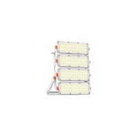 Projecteur LED à mât haut OEM ODM 2000W en verre autonettoyant pour éclairage modulaire de stade