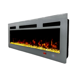 Chimenea Eléctrica de Pared con Incrustación de Vidrio de 36 Pulgadas para Sala de Estar, Calentamiento Rápido, Uso Doméstico, EE. UU./Reino Unido - Product Image 4