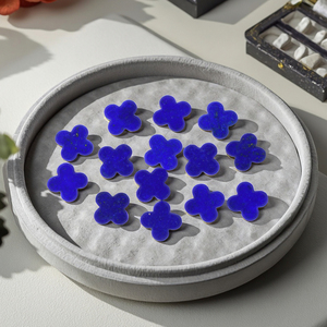 Chất Lượng Cao Tự Nhiên <span class=keywords><strong>Lapis</strong></span> <span class=keywords><strong>Lazuli</strong></span> Tùy Chỉnh Kích Thước Màu Xanh Bốn Lá Clover Loose Đá 3Mm Hiệu Chỉnh Quang Học Cho Trang Sức Trang Trí Nội Thất - Product Image 1