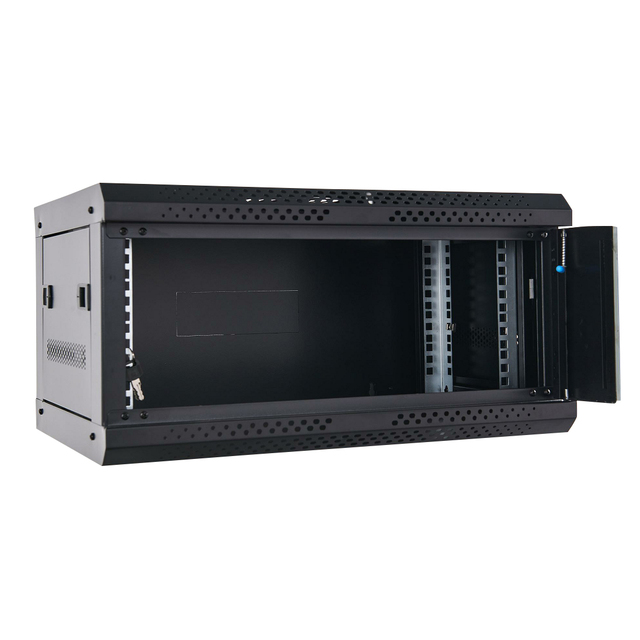 YNCO Custom Size 2U 4U 9U 12U 19 Inch Standard Slim Data Center Server Rack with Tempered Glass Door SPCC Steel Stock