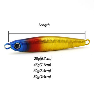 Señuelo de Pesca Cheery de 28g/45g/60g/80g, Micro Jig Holográfico Japonés, Mini Jig, Señuelo de Lanzamiento para Pescar Pez Gigante - Product Image 2