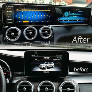 Reproductor Multimedia para Auto con Pantalla Dual de 12.3 Pulgadas, Android Carplay de 128 GB para Benz Clase C GLC NTG 5.0 5.5 6.0 2016-2022, Navegación GPS, Reproductor de Video - Product Image 2
