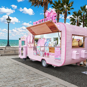 Remorque alimentaire entièrement équipée de cuisine, chariot alimentaire, station de cocktails mobile, scène mobile pour la vente en extérieur - Product Image 1