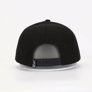 หมวกแก๊ป OEM 5 แผง แบบ Unisex สีขาว ลายปัก 3 มิติ ปีกหมวกแบบเชือก ตัวล็อคพลาสติก ปรับขนาดได้ ขายดี สไตล์ฮิปฮอป - Product Image 5