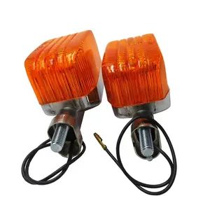 Motorrad teile Gelb Blinklicht Blinker Blinker Lampe Für Yamaha V50 V80 Ms50 V90 Mate80 Y80