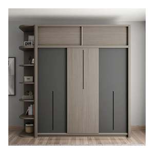 Armarios Empotrados de Diseño Más Reciente, Muebles de Dormitorio, Armarios de MDF con Puerta Corredera - Product Image 1