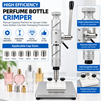 Machine à sertir les flacons de parfum, manuelle, pour bouchons de pompe pulvérisatrice, colliers en aluminium, pour ateliers et usines d'emballage cosmétique – Approvisionnement direct usine