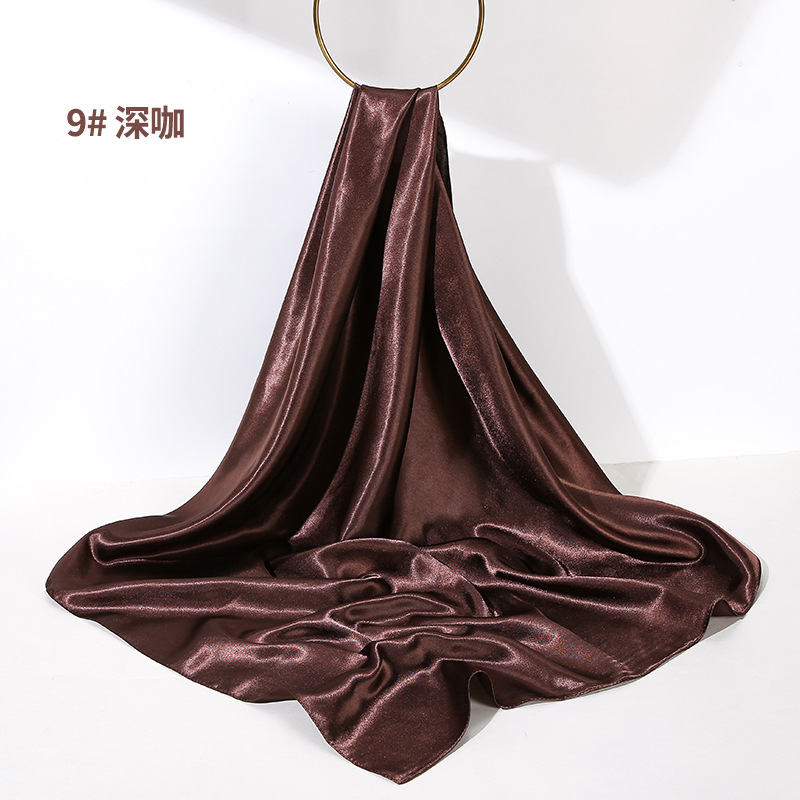 #9 café foncé Taille: 90X90CM