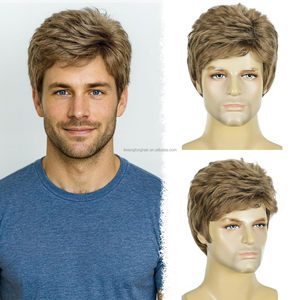Perruque Blanche <span class=keywords><strong>Homme</strong></span> JAMBALAYA en Gros, Perruque en Soie Courte et Droite pour <span class=keywords><strong>Homme</strong></span> avec Frange Latérale, Commerce Extérieur Transfrontalier Xuchang - Product Image 2