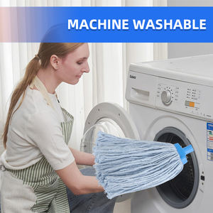 סיטונאי זול כותנה מסחרי רטוב רצועת בורג רטוב עם ידית פלדה ארוכה ידית פלדה ניקוי - Product Image 4