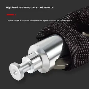 Candado para <span class=keywords><strong>Bicicleta</strong></span> 2 en 1, Candado en U con <span class=keywords><strong>Cadena</strong></span> de Acero Resistente, Antirrobo, Portátil, para <span class=keywords><strong>Bicicleta</strong></span>, Motocicleta, <span class=keywords><strong>Bicicleta</strong></span> Eléctrica - Product Image 5