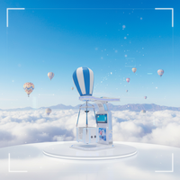 Simulateur de montgolfière VR 9D professionnel intérieur/extérieur en PVC, capacité 4 joueurs, puissance 1,6 kW, parc d'aventure JiaYi