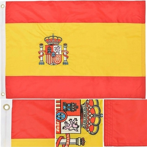 Entrega Directa, Abastecimiento Sencillo, Bandera Nacional de <span class=keywords><strong>España</strong></span> de Poliéster de 3x5 pies al por Mayor, Diseño Personalizado de Banderas de Diferentes Países - Product Image 2