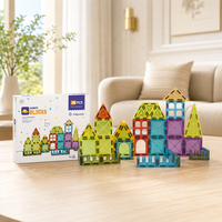 Ensemble de tuiles magnétiques de construction de 5,5 cm pour la vente en gros, l'apprentissage STEM, les classes préscolaires, les magasins de cadeaux et les détaillants de jouets