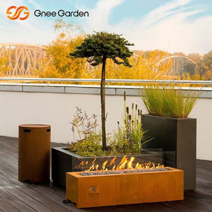Table Top Firewood Portable Modern Outdoor Heating Smokeless Corten Steel <b>Fire</b> <b>Pit</b> - Product Image 4