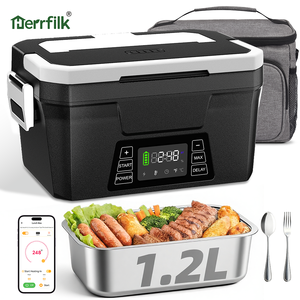 Boîte à lunch sans fil Herrfilk 27000mAh, facile à utiliser, batterie amovible 13.2V, boîte à lunch rechargeable, boîte à lunch électrique avec application - Product Image 1