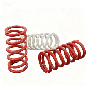 Resorte Helicoidal <span class=keywords><strong>de</strong></span> Amortiguador 55CrSiA Resistente a la Corrosión para Automóviles, Motocicletas y Vehículos <span class=keywords><strong>de</strong></span> Dos Ruedas, Repuesto <span class=keywords><strong>de</strong></span> Suspensión - Product Image 1