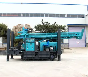 JSDRILL Top Drive DTH Water Well Mine Drilling Rig JS350S for 350 Meters Mud Pump Drilling High Speed