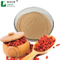 Natuurlijke Zwarte Wolfberry Fruit Gevriesdroogd Poeder Goji Bessenpoeder Wolfberry Extract