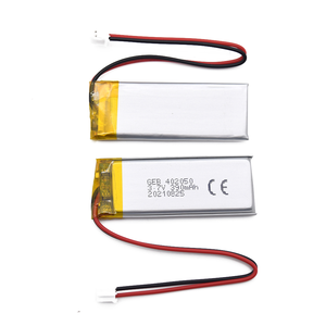 נטענת <span class=keywords><strong>Lipo</strong></span> הסוללה <span class=keywords><strong>3.7V</strong></span> <span class=keywords><strong>390mAh</strong></span> דגם 402050 נטענת ליתיום פולימר סוללה - Product Image 3
