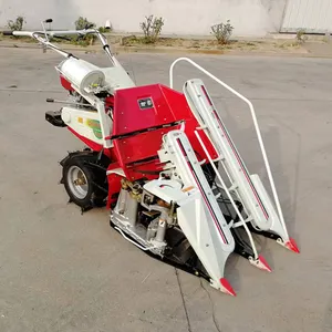Hand-push Millet And Rice Harvester Self-propelled Gasoline Harvesting Machinery