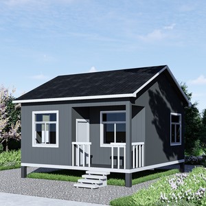 Bajos costos de mano de obra 2 dormitorios Granny Flat House Plans para casa de vacaciones - Product Image 6