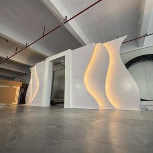 الأكثر مبيعًا قوس حديث على خلفية مسرح الزفاف من كلوريد البولي فينيل مع أضواء الحدث للاستخدام الخارجي - Product Image 6