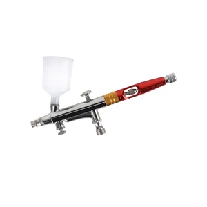 Factory Supplier lower Price Dual Action Airbrush Accessories Cosmetic Makeup Spray Paint Color Hopper gun