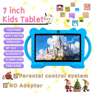 Tablette pour enfants Android 12 7 pouces la plus vendue, 1,2 GHz, 2 Go de RAM, batterie 3000 mAh, Wi-Fi, résolution 1024x600, nouveau produit - Product Image 2