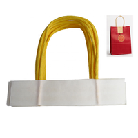 Poignée de cordes en papier torsadées 3.5mm, poignée en papier coloré de luxe pour poignée de sac en papier