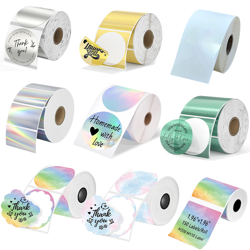 Custom Printed Logo Roll Plastic Vinyl PVC Waterproof Adhesive Food Glass Bottle Packaging Sticker Label Printing