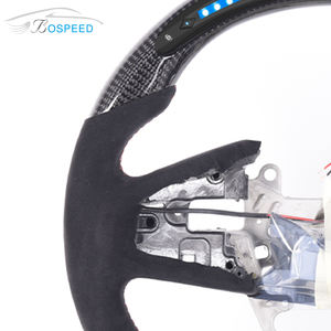 הוביל תצוגה שטוח התחתון סיבים פחמן הגה עבור הונדה אזרחית - Product Image 4